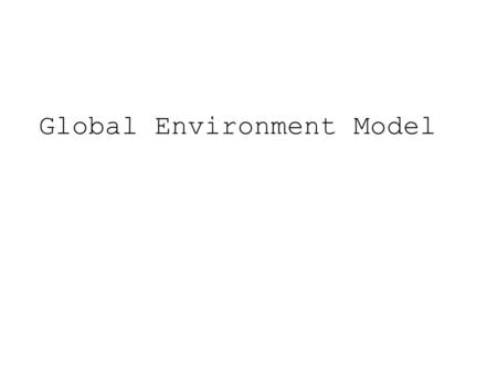 Global Environment Model. MUTUAL EXCLUSION PROBLEM The operations used by processes to access to common resources (critical sections) must be mutually.