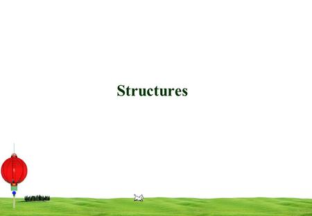 1 Structures. 2 User-Defined Types C provides facilities to define one’s own types. These may be a composite of basic types ( int, double, etc) and other.