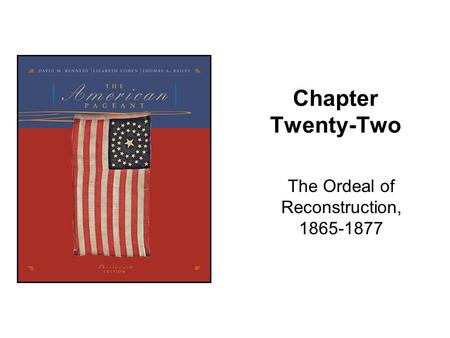 The Ordeal of Reconstruction,