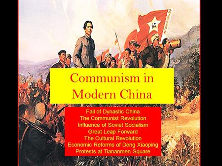 Communism in Modern China