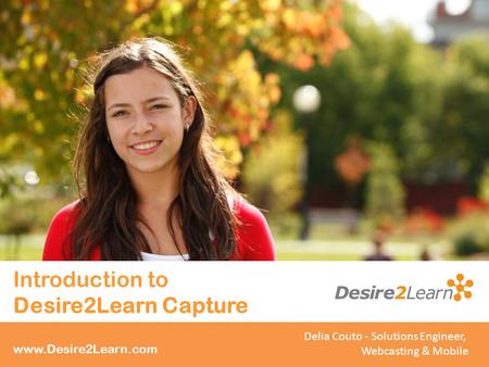 Introduction to Desire2Learn Capture