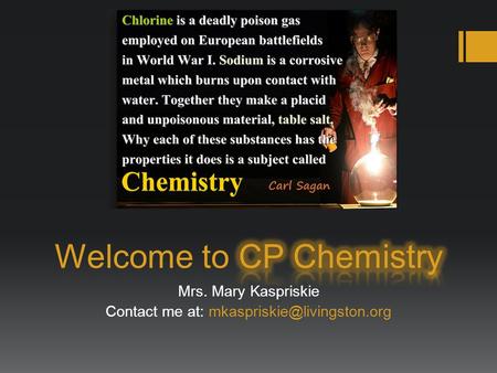 Mrs. Mary Kaspriskie Contact me at: