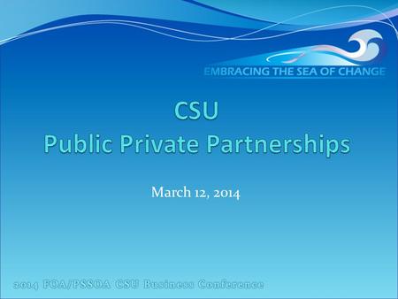 CSU Public Private Partnerships