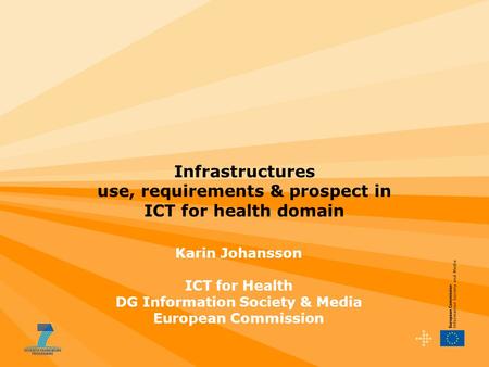 Infrastructures use, requirements & prospect in ICT for health domain