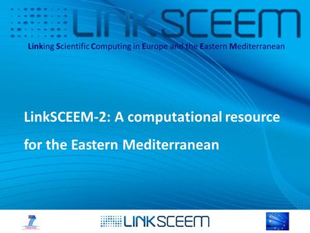 LinkSCEEM-2: A computational resource for the Eastern Mediterranean.