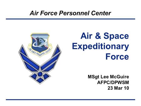 Air & Space Expeditionary Force