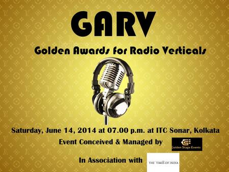 GARV Golden Awards for Radio Verticals