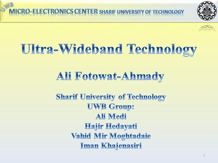 Ultra-Wideband Technology