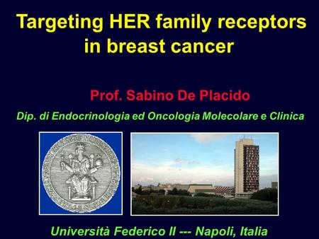 Targeting HER family receptors in breast cancer