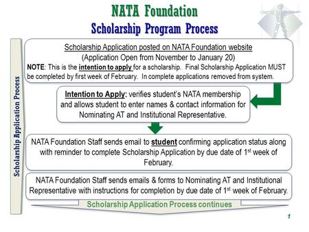 NATA Foundation Scholarship Program Process