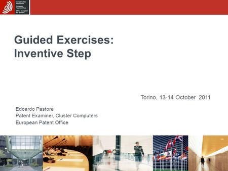 Guided Exercises: Inventive Step