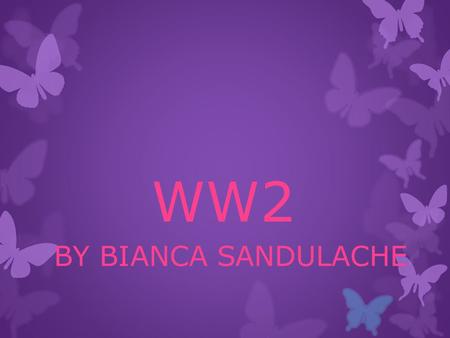 WW2 BY BIANCA SANDULACHE. The Emergency  THE EMERGENCY WAS THE NAME GIVEN TO IRELAND ‘S STATE DURING WW2.  IRELAND WAS NEUTRAL AND A LAW CALLED THE.