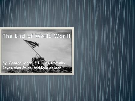 World War II ppt download