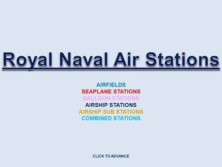 Royal Naval Air Stations
