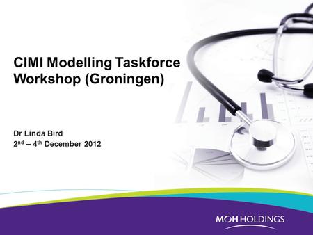 CIMI Modelling Taskforce Workshop (Groningen) Dr Linda Bird 2 nd – 4 th December 2012.