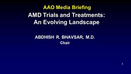 AMD Trials and Treatments: