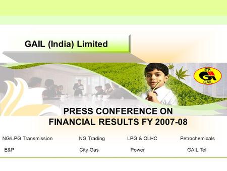 PRESS CONFERENCE ON FINANCIAL RESULTS FY