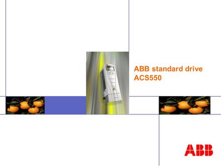 ABB standard drive ACS550.