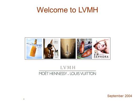 Presentation Design: LVMH by Florian