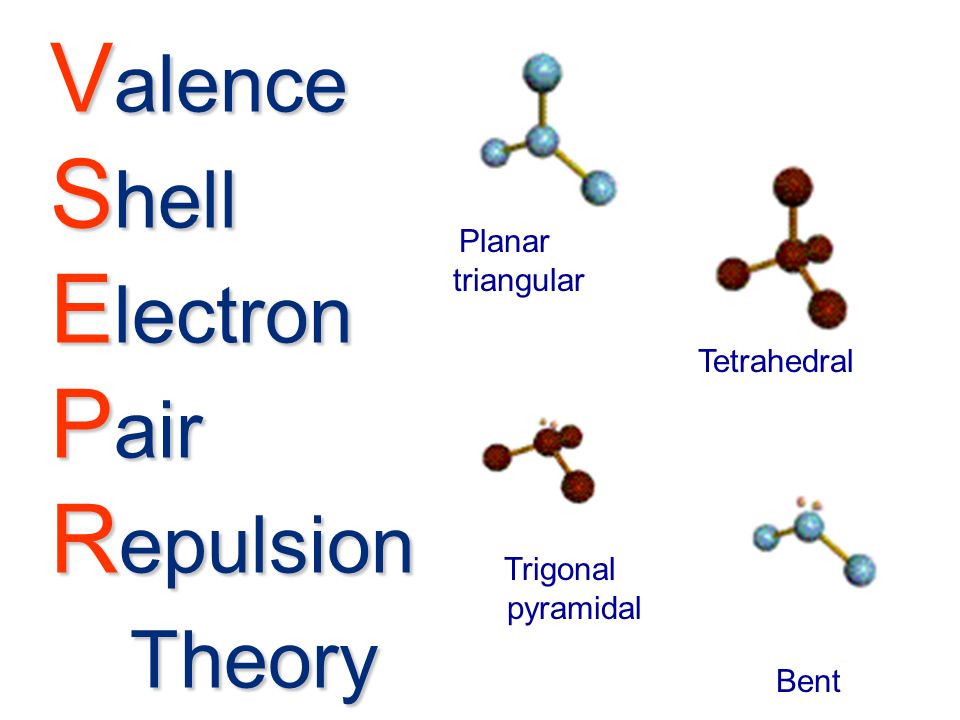 V Alence S Hell E Lectron P Air R Epulsion Theory Planar Triangular Tetrahedral Trigonal Pyramidal Bent Ppt Download