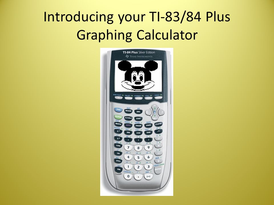 graphing calculator cartoon