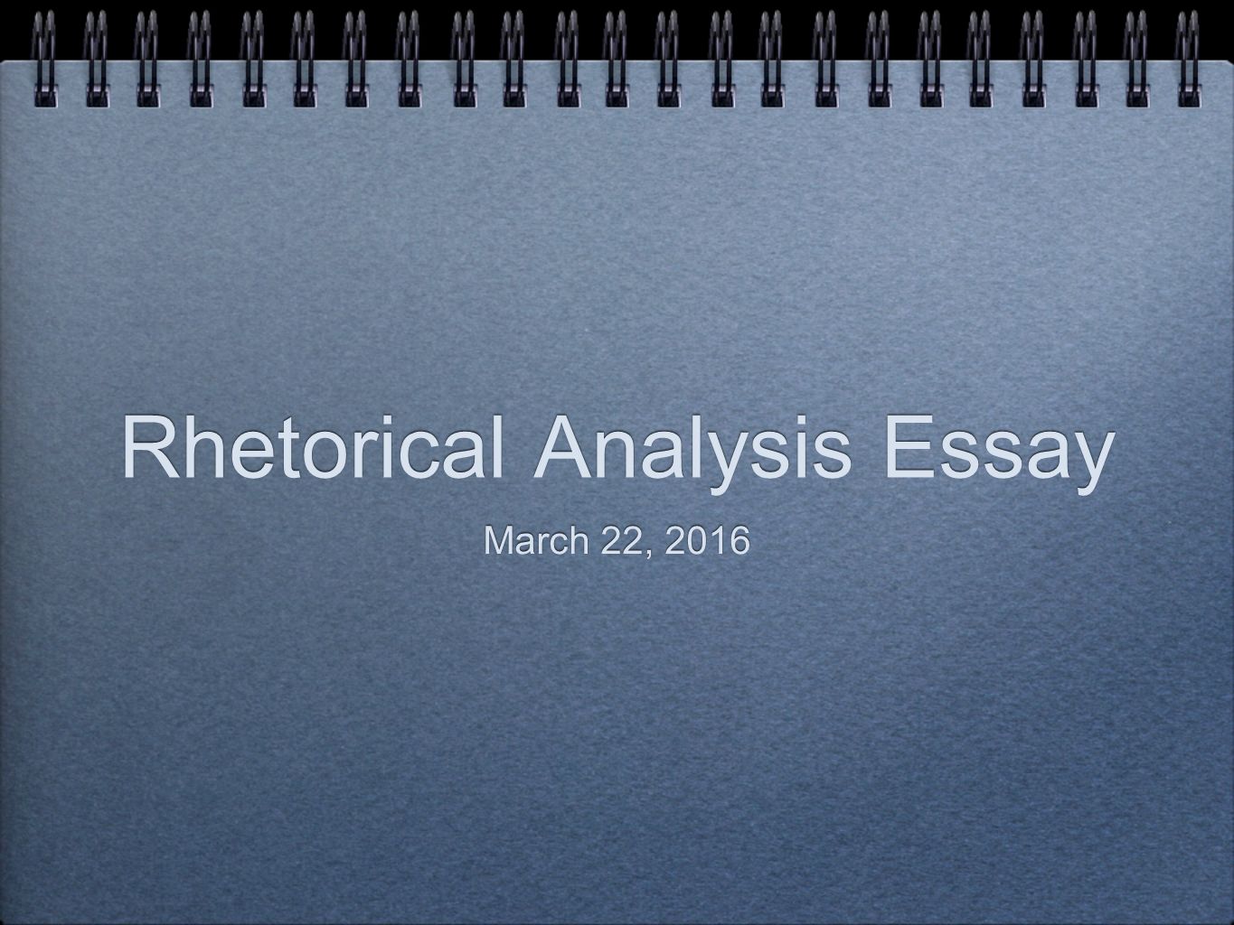rhetorical analysis book