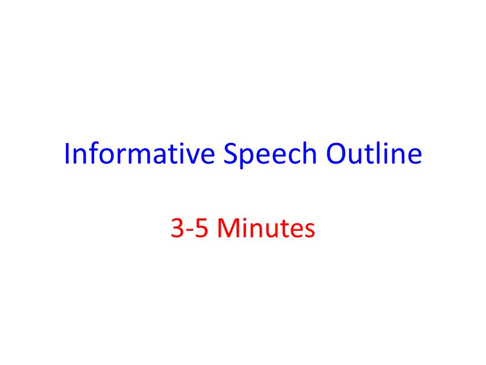 what is a good attention getter for an informative speech