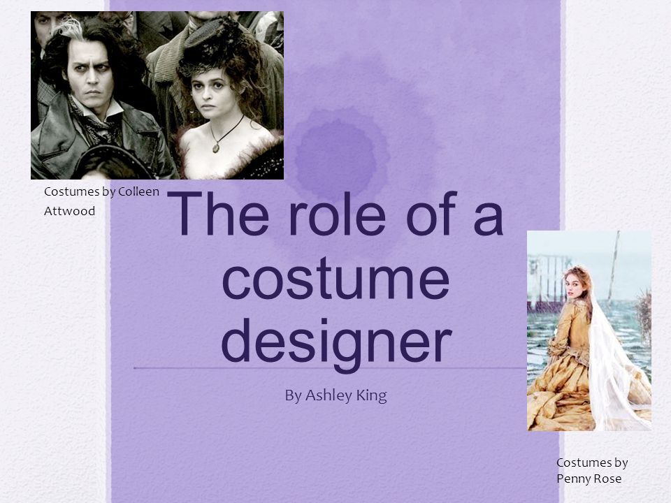 what is the role of a costume designer