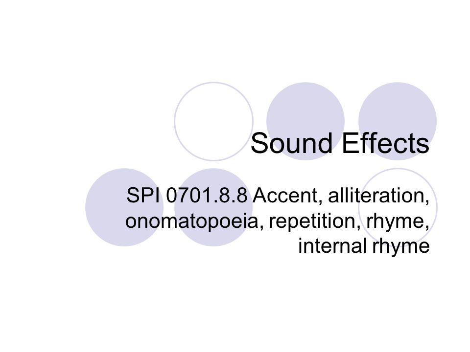 Topic · Sound effects ·