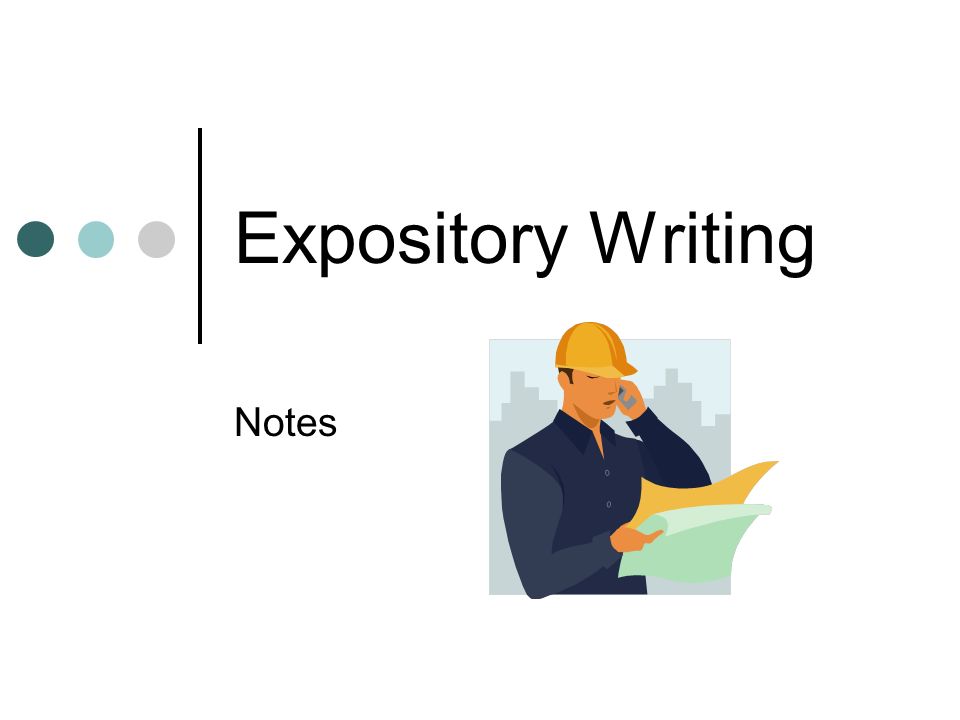 purpose of expository writing