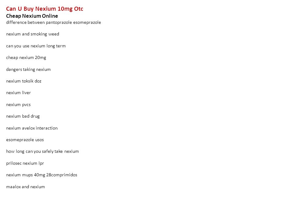 Buy cheap nexium online