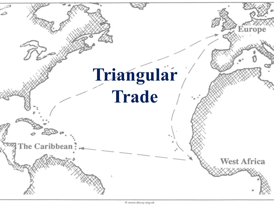 blank slave trade map
