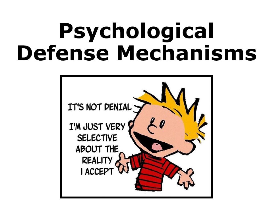 Psychological Defense Mechanisms. Denial Definition: Refusal to recognize  or acknowledge a threatening situation Example: Ben is an alcoholic who  denies. - ppt download