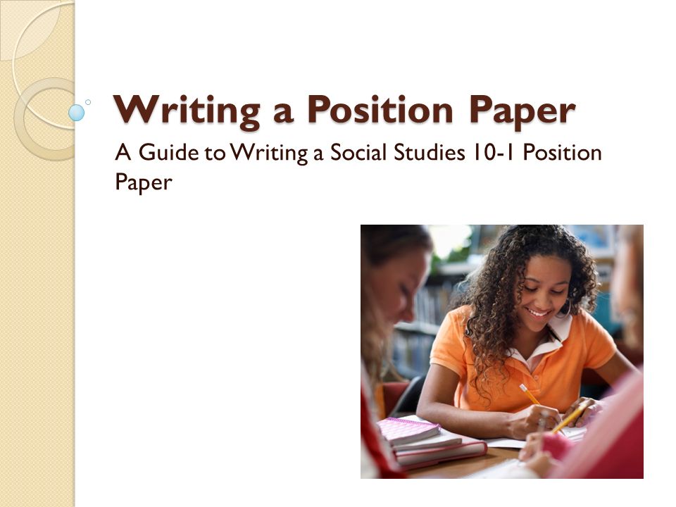 social 10 1 position paper examples