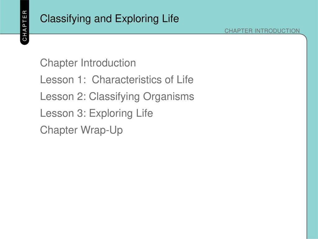 Classifying And Exploring Life Ppt Download