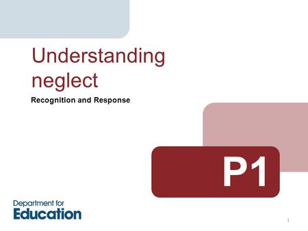 Recognition and Response Understanding neglect P1 1.