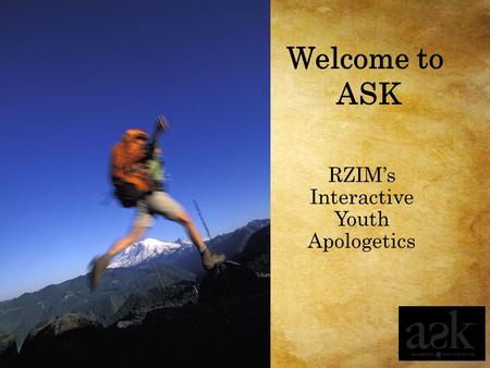 RZIM’s Interactive Youth Apologetics