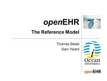 openEHR The Reference Model
