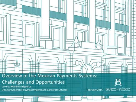Overview of the Mexican Payments Systems: Challenges and Opportunities