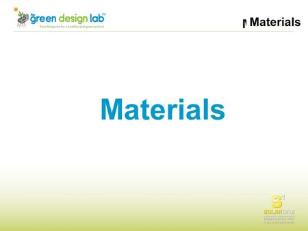 Materials. M1 LESSON M1: What are materials? This is a big question for a big subject. Materials are the basic components that make up pretty much everything.