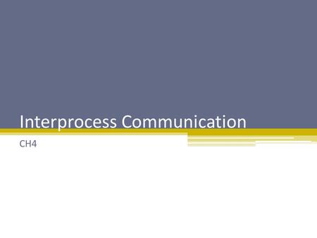 Interprocess Communication CH4. HW: Reading messages: User Agent (the user’s mail reading program) is either a client of the local file server or a client.