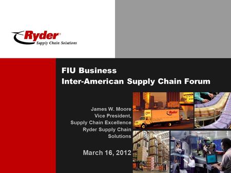 FIU Business Inter-American Supply Chain Forum