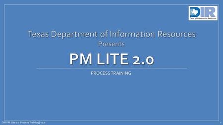 Texas Department of Information Resources Presents