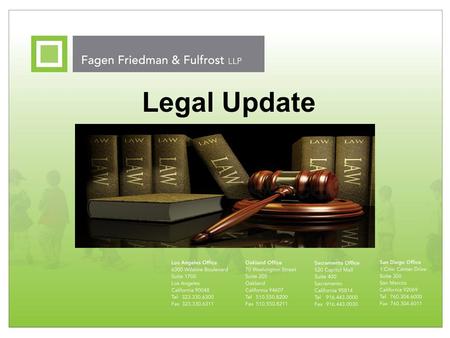 Legal Update. 2 Overview Federal & State Law – Parental Revocation of Consent, CAHSEE, CDE Oversight Federal Court Cases – Private School Reimbursement,