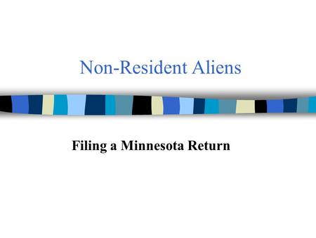 Filing a Minnesota Return