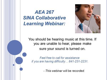 You should be hearing music at this time. If you are unable to hear, please make sure your sound is turned on. - This webinar will be recorded. Feel free.