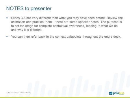 NOTES to presenter  Slides 3-6 are very different than what you may have seen before. Review the animation and practice them – there are some speaker.