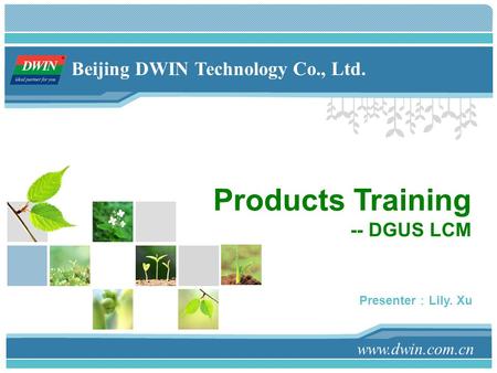 Products Training -- DGUS LCM