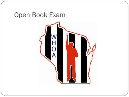 Open Book Exam.
