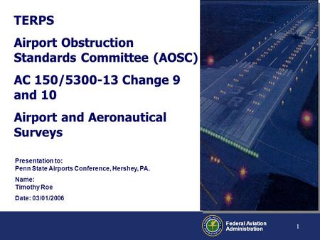 Airport Obstruction Standards Committee (AOSC)